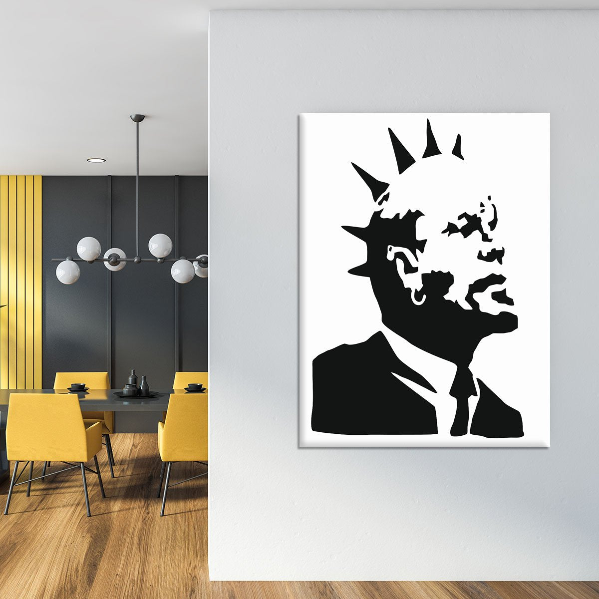 Banksy Lenin Punk Canvas Print or Poster