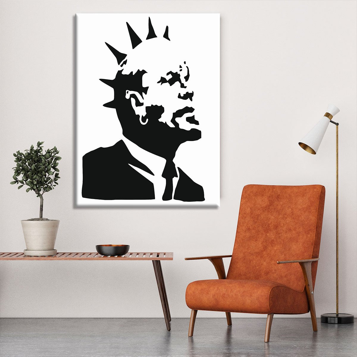 Banksy Lenin Punk Canvas Print or Poster