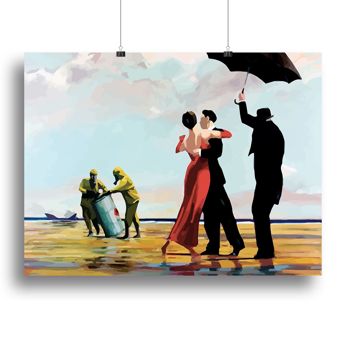 Banksy Toxic Beach Canvas Print or Poster