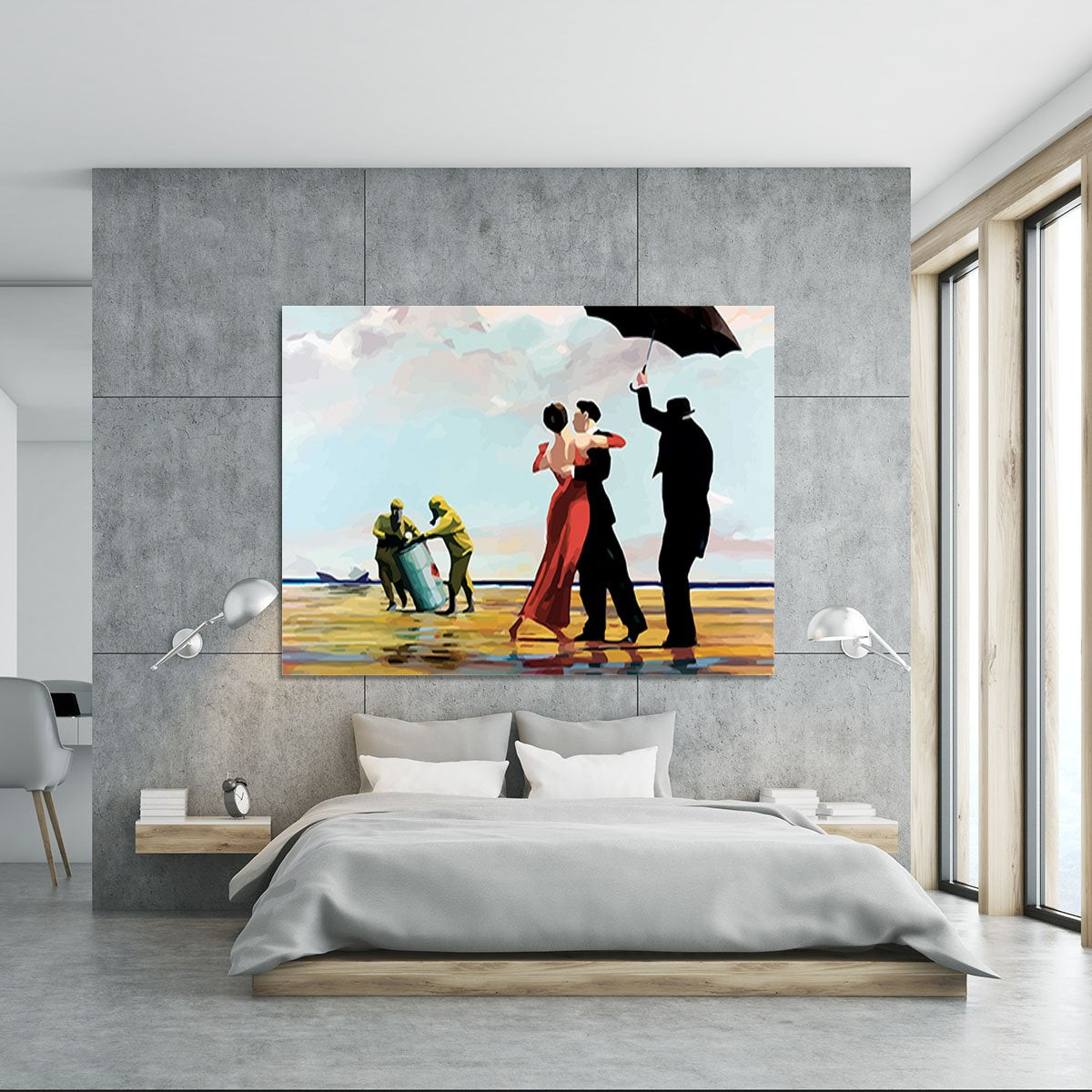 Banksy Toxic Beach Canvas Print or Poster