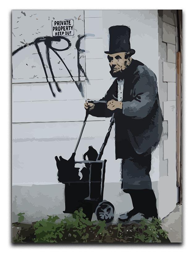 Banksy Abraham Lincoln Canvas Print or Poster  - Canvas Art Rocks - 1