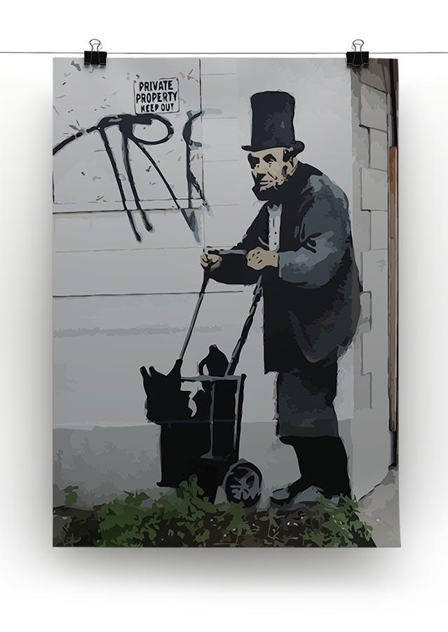 Banksy Abraham Lincoln Canvas Print or Poster - Canvas Art Rocks - 2