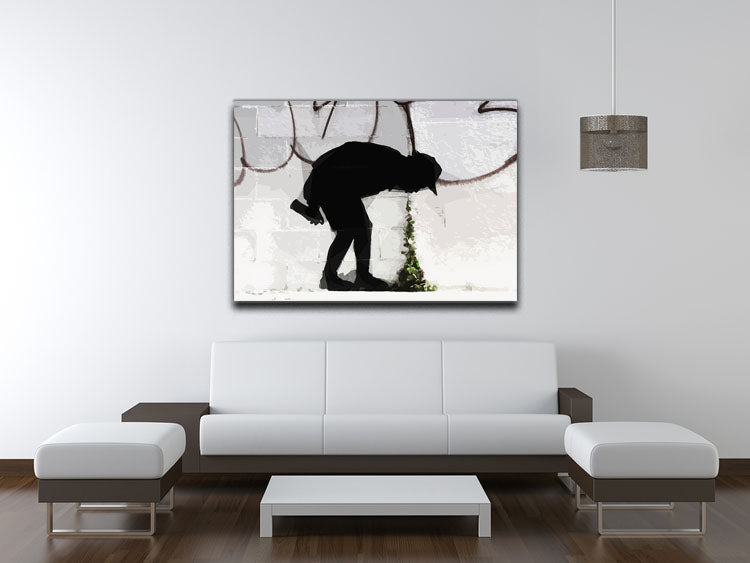 Banksy Better Out Than In Canvas Print or Poster - Canvas Art Rocks - 4