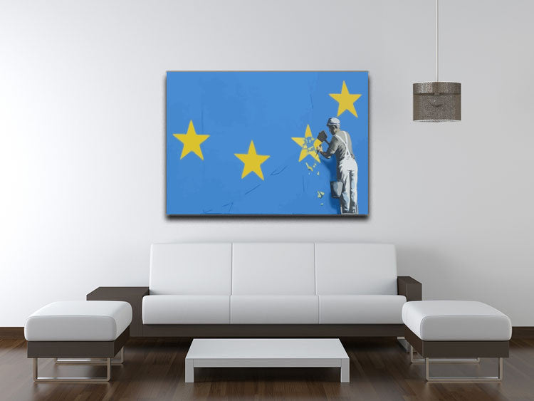 Banksy Brexit Star Dover Canvas Print & Poster - US Canvas Art Rocks