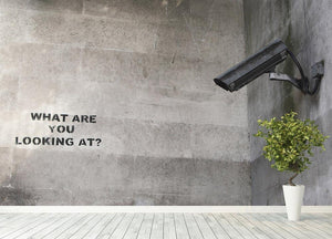 Banksy CCTV Wall Mural Wallpaper - Canvas Art Rocks - 4