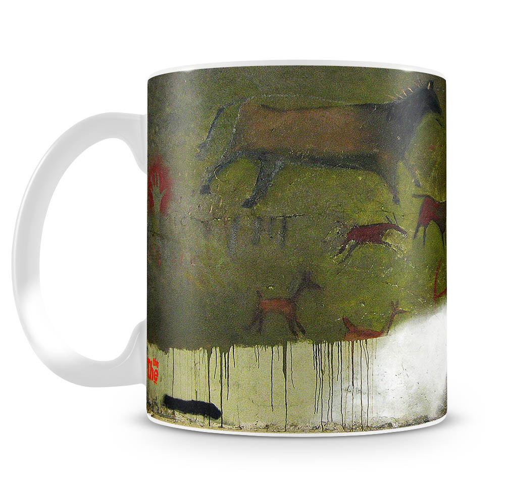 Banksy Cave Graffiti Removal Mug - Canvas Art Rocks