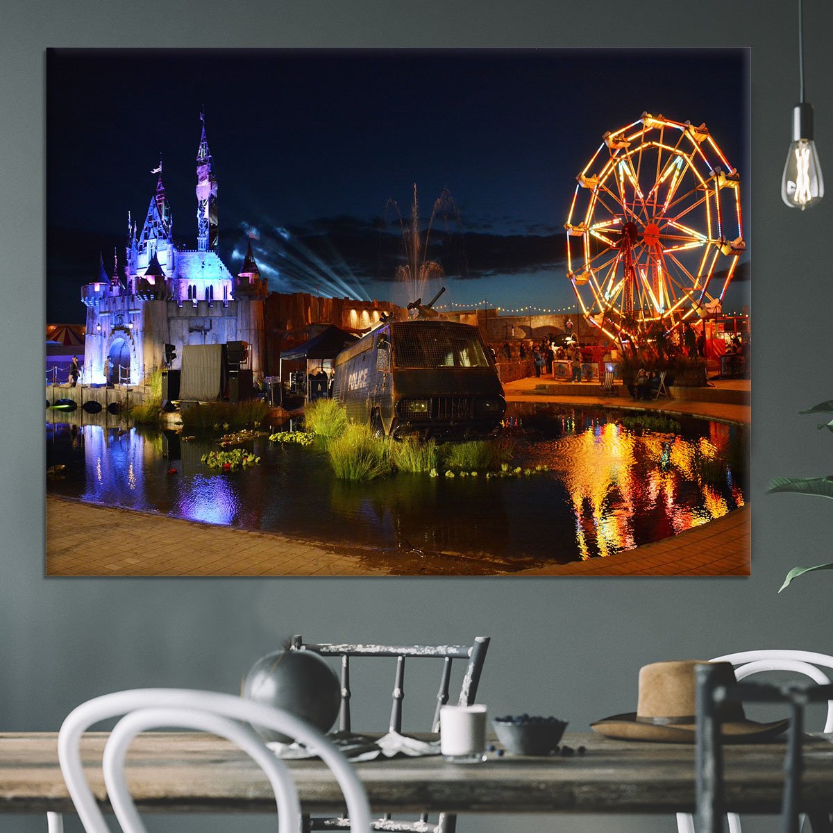 Banksy Dismaland Canvas Print or Poster