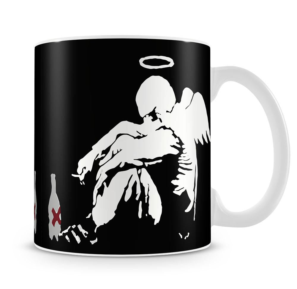 Banksy Fallen Angel Mug - Canvas Art Rocks