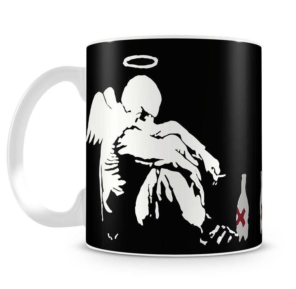 Banksy Fallen Angel Mug - Canvas Art Rocks