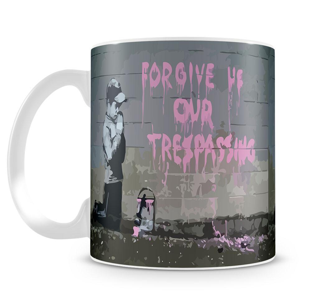 Banksy Forgive Us Mug - Canvas Art Rocks