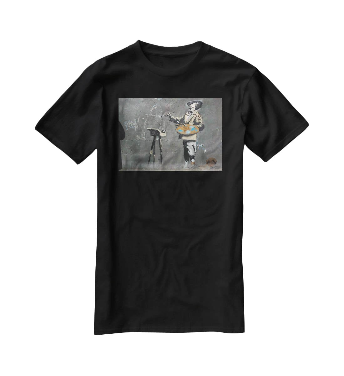 Banksy French Painter T-Shirt - Canvas Art Rocks - 1