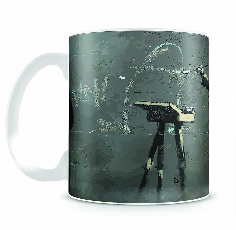 Banksy French Painter Mug - Canvas Art Rocks - 2