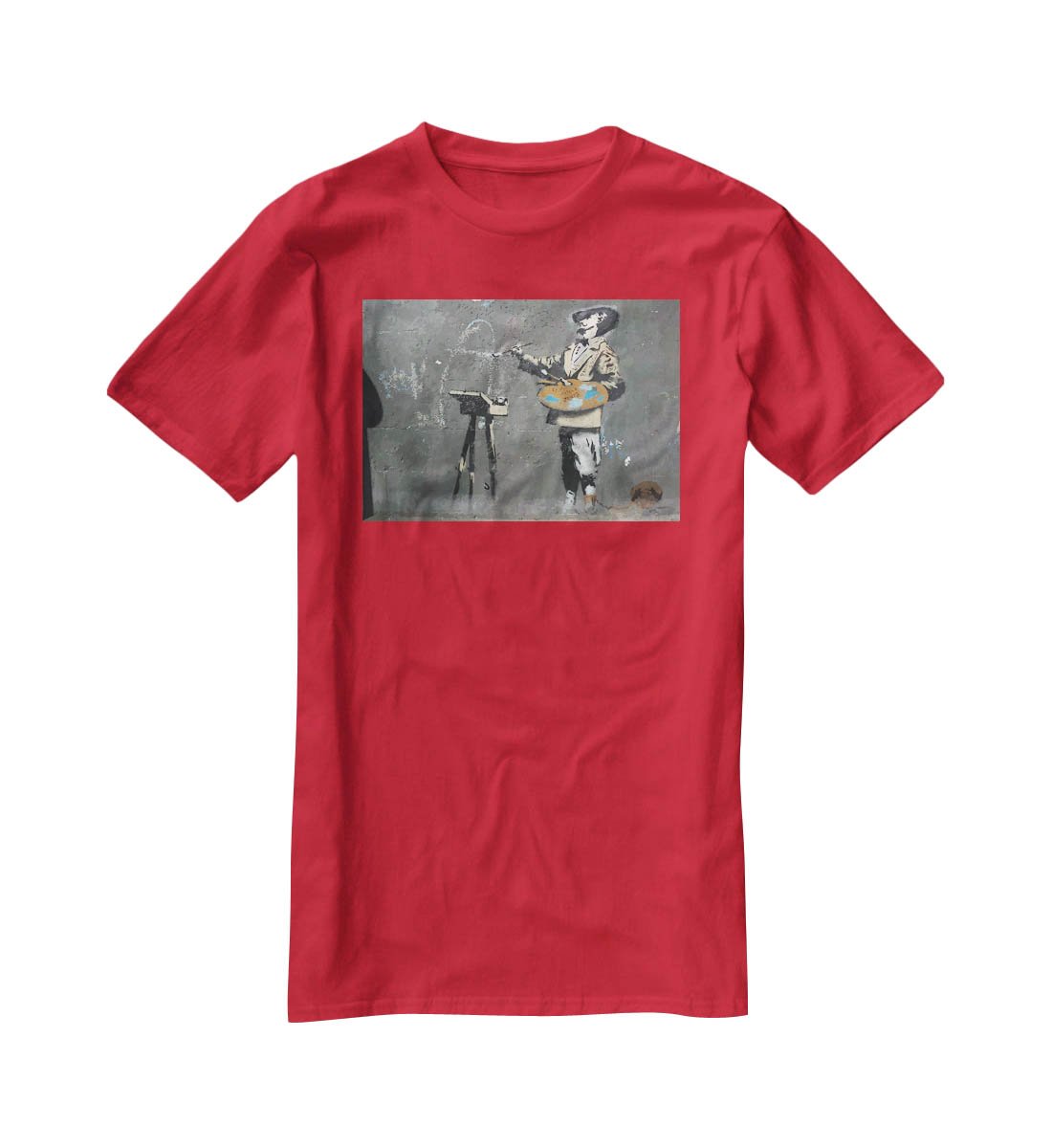 Banksy French Painter T-Shirt - Canvas Art Rocks - 4