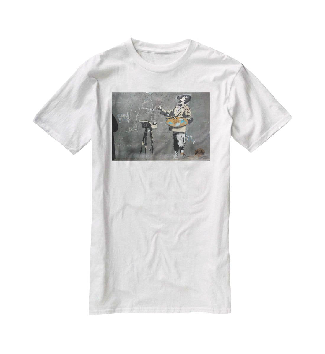 Banksy French Painter T-Shirt - Canvas Art Rocks - 5