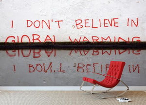 Banksy Global Warming Wall Mural Wallpaper - Canvas Art Rocks - 2