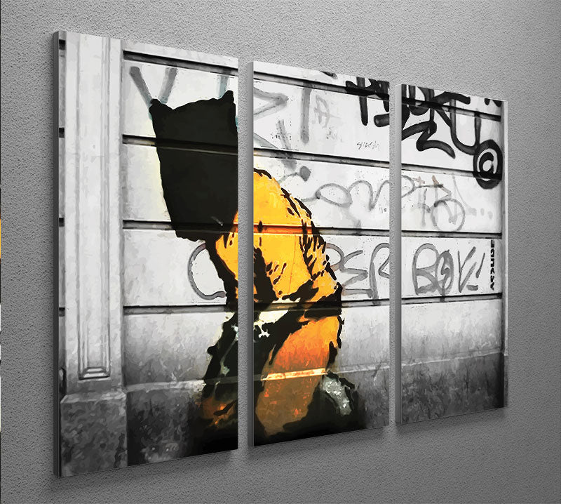 Banksy Guantanamo Bay Detainee 3 Split Panel Canvas Print - Canvas Art Rocks - 2