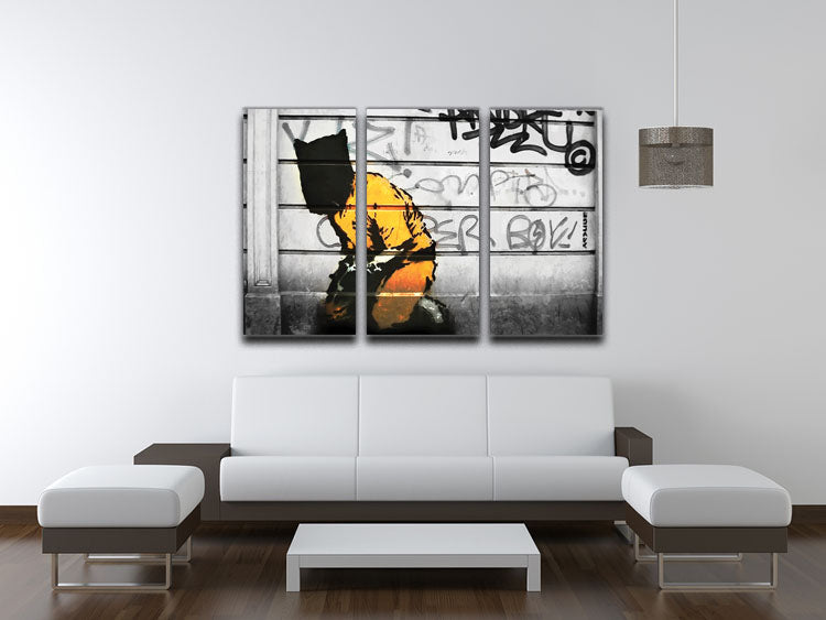 Banksy Guantanamo Bay Detainee 3 Split Panel Canvas Print - Canvas Art Rocks - 3