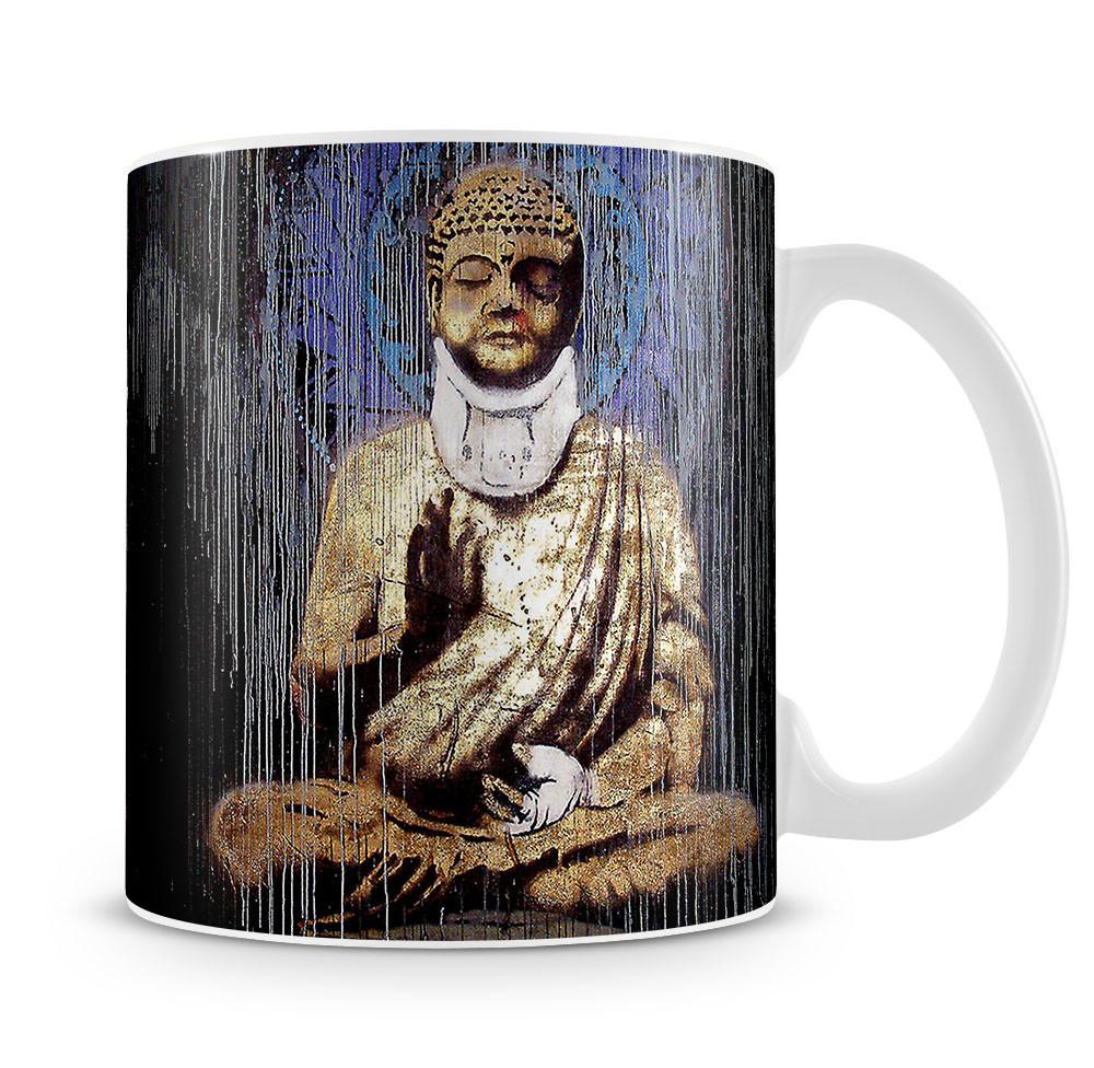 Banksy Injured Buddha Mug - Canvas Art Rocks