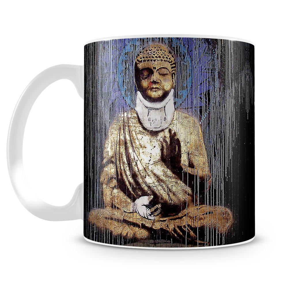 Banksy Injured Buddha Mug - Canvas Art Rocks