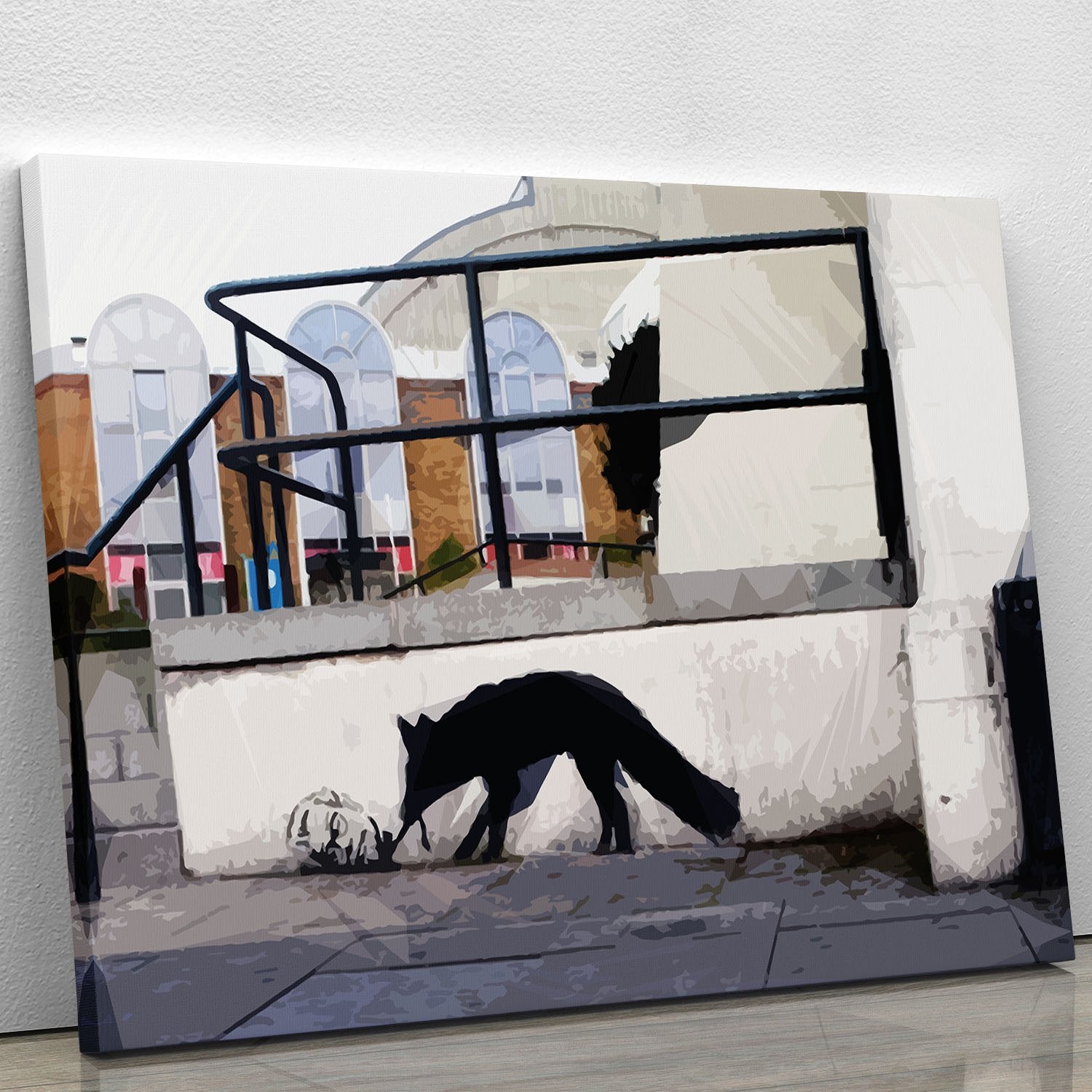 Banksy Kentucky Fox Canvas Print or Poster