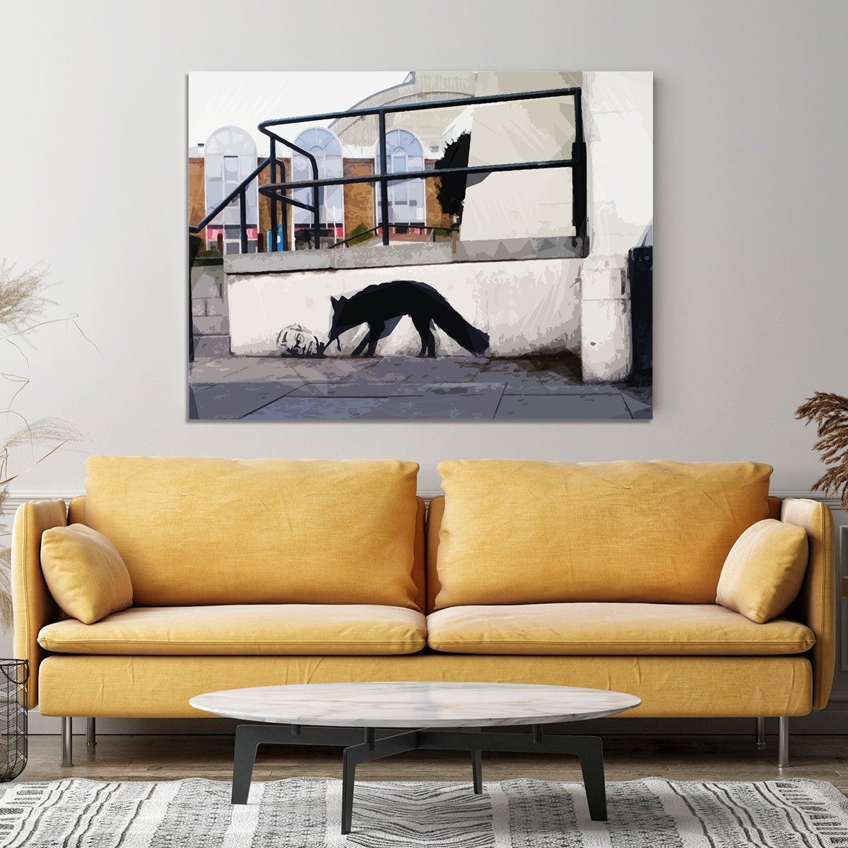 Banksy Kentucky Fox Canvas Print or Poster
