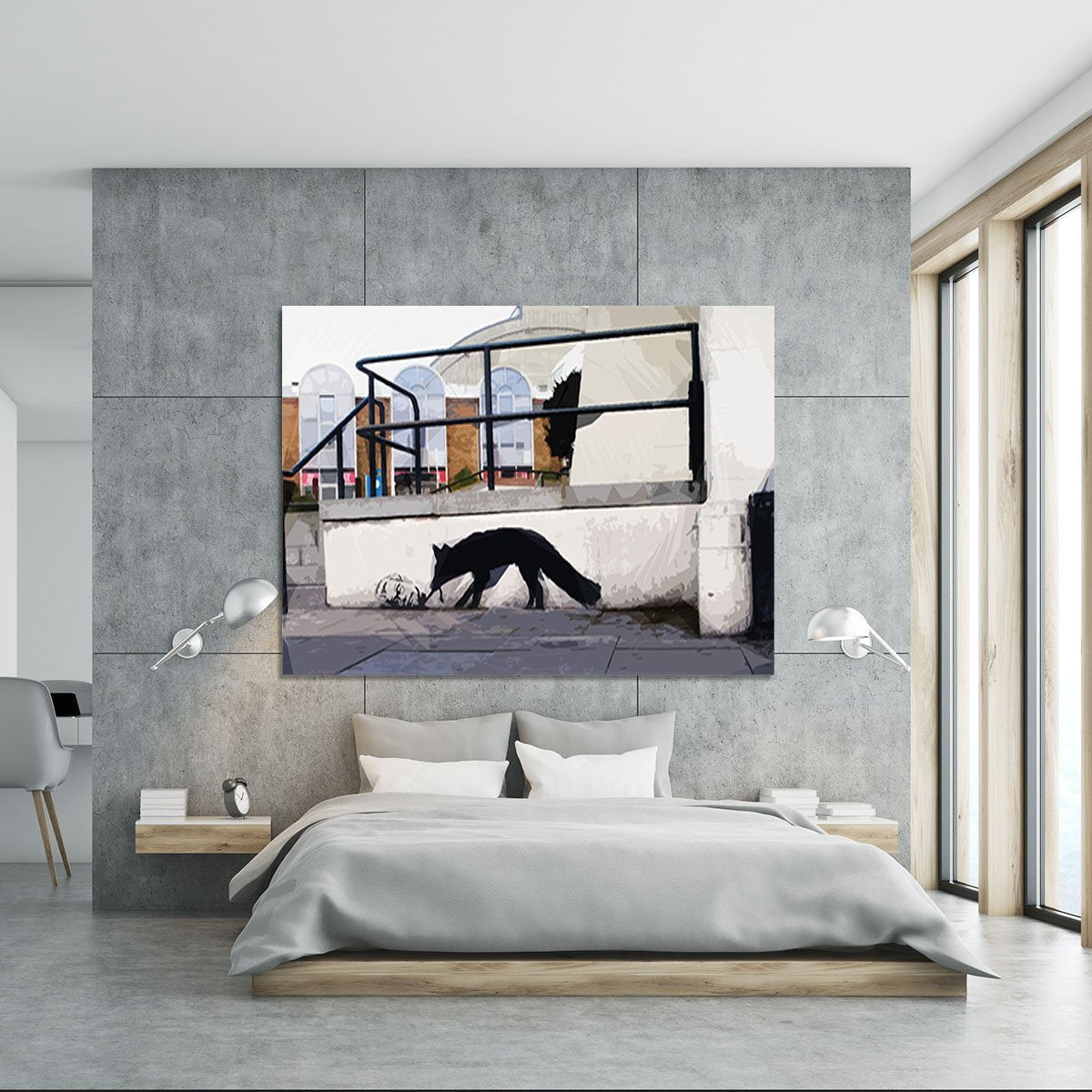 Banksy Kentucky Fox Canvas Print or Poster