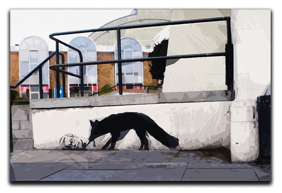 Banksy Kentucky Fox Canvas Print or Poster - Canvas Art Rocks - 1