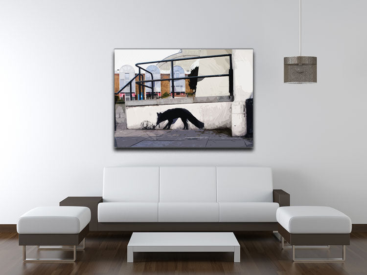 Banksy Kentucky Fox Canvas Print or Poster - Canvas Art Rocks - 4