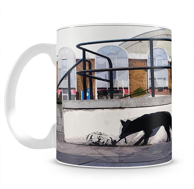 Banksy Kentucky Fox Mug - Canvas Art Rocks - 1