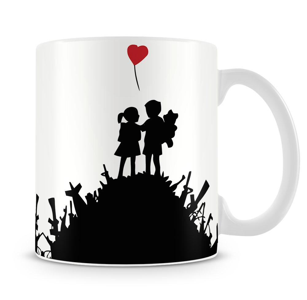 Banksy Kids on Gun Hill Mug - Canvas Art Rocks