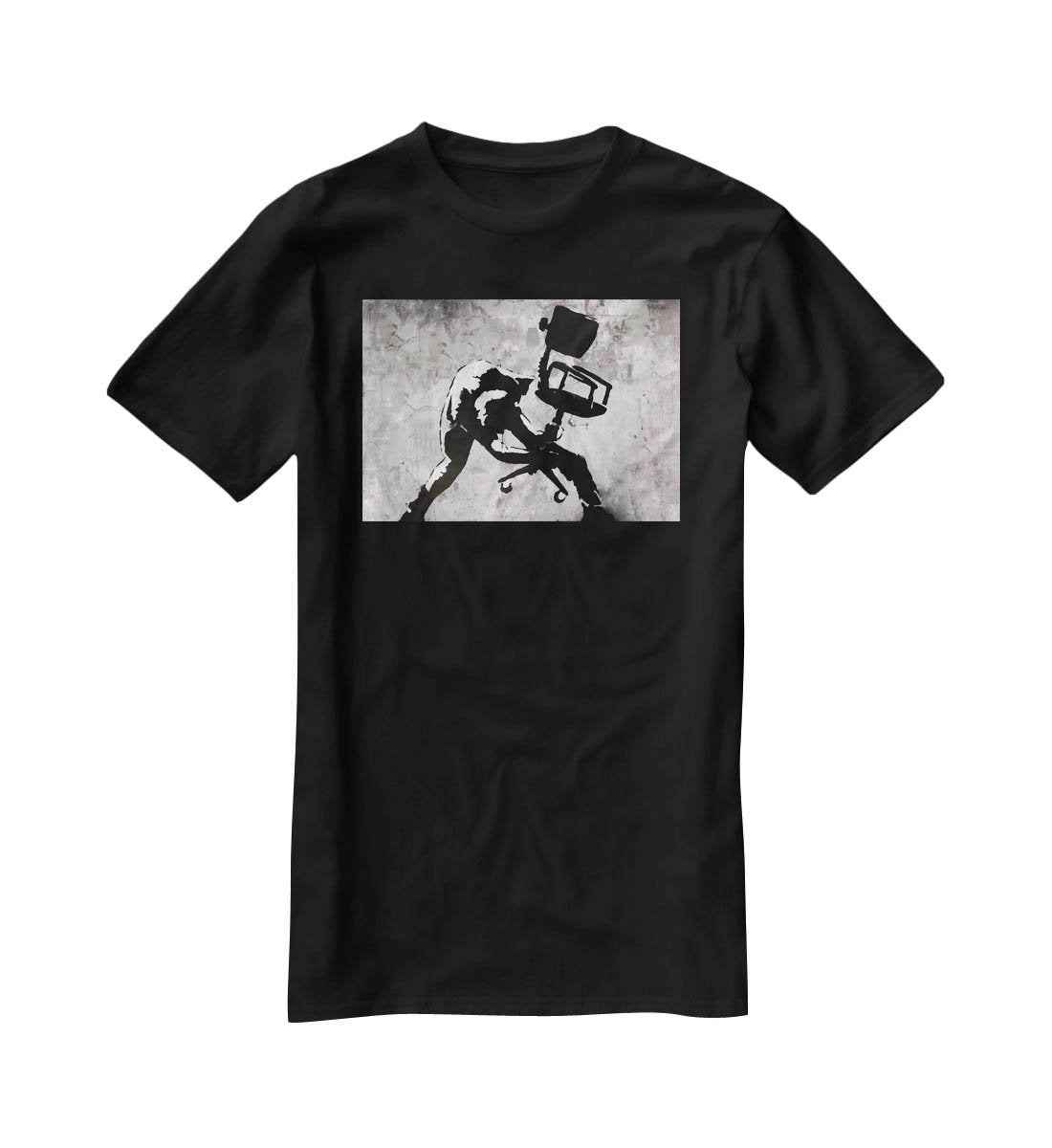 Banksy London Calling T-Shirt - Canvas Art Rocks - 1