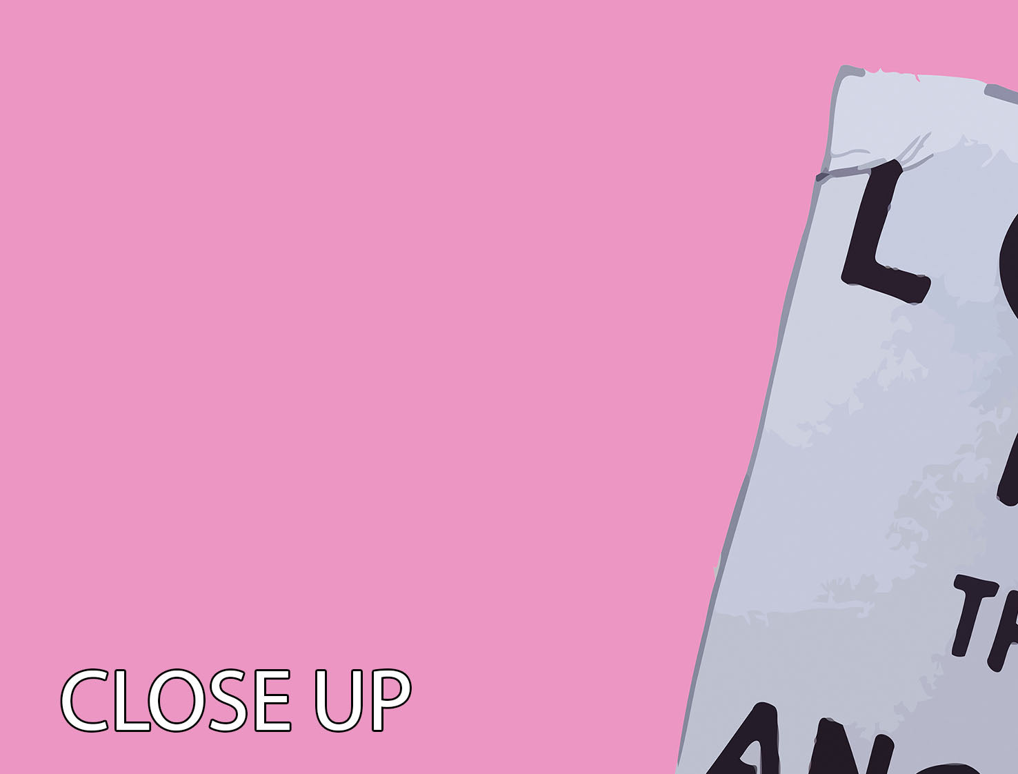Banksy Love Is The Answer Pink 3 Split Panel Canvas Print - Canvas Art Rocks - 3
