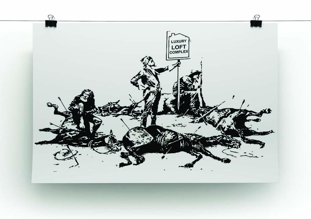 Banksy Luxury Loft Canvas Print or Poster - Canvas Art Rocks - 2