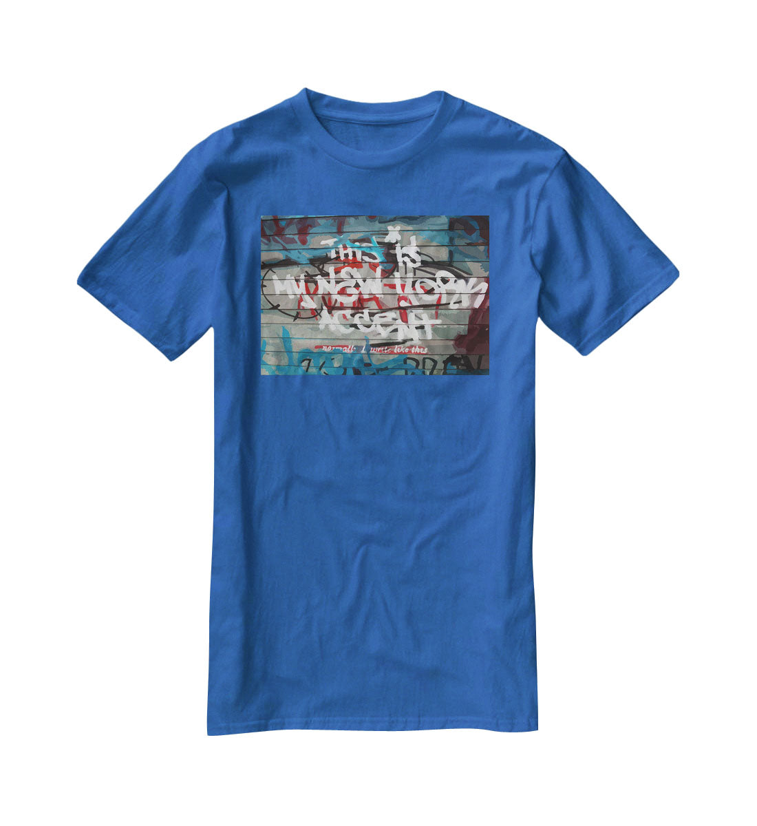 Banksy New York Accent T-Shirt - Canvas Art Rocks - 2