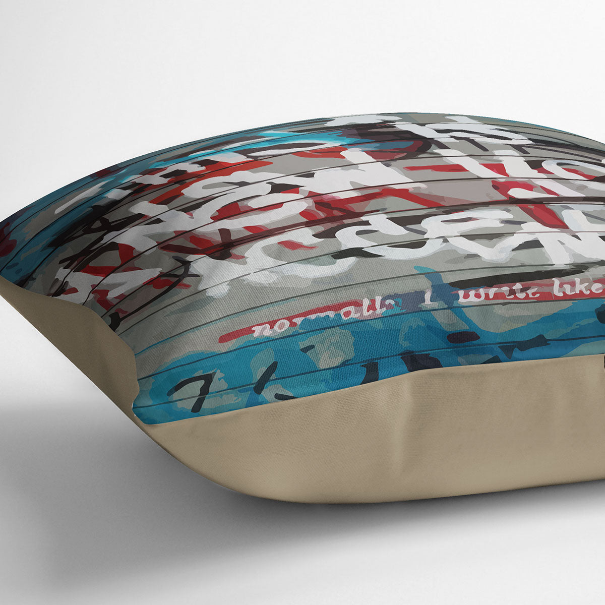 Banksy New York Accent Cushion - Canvas Art Rocks - 2