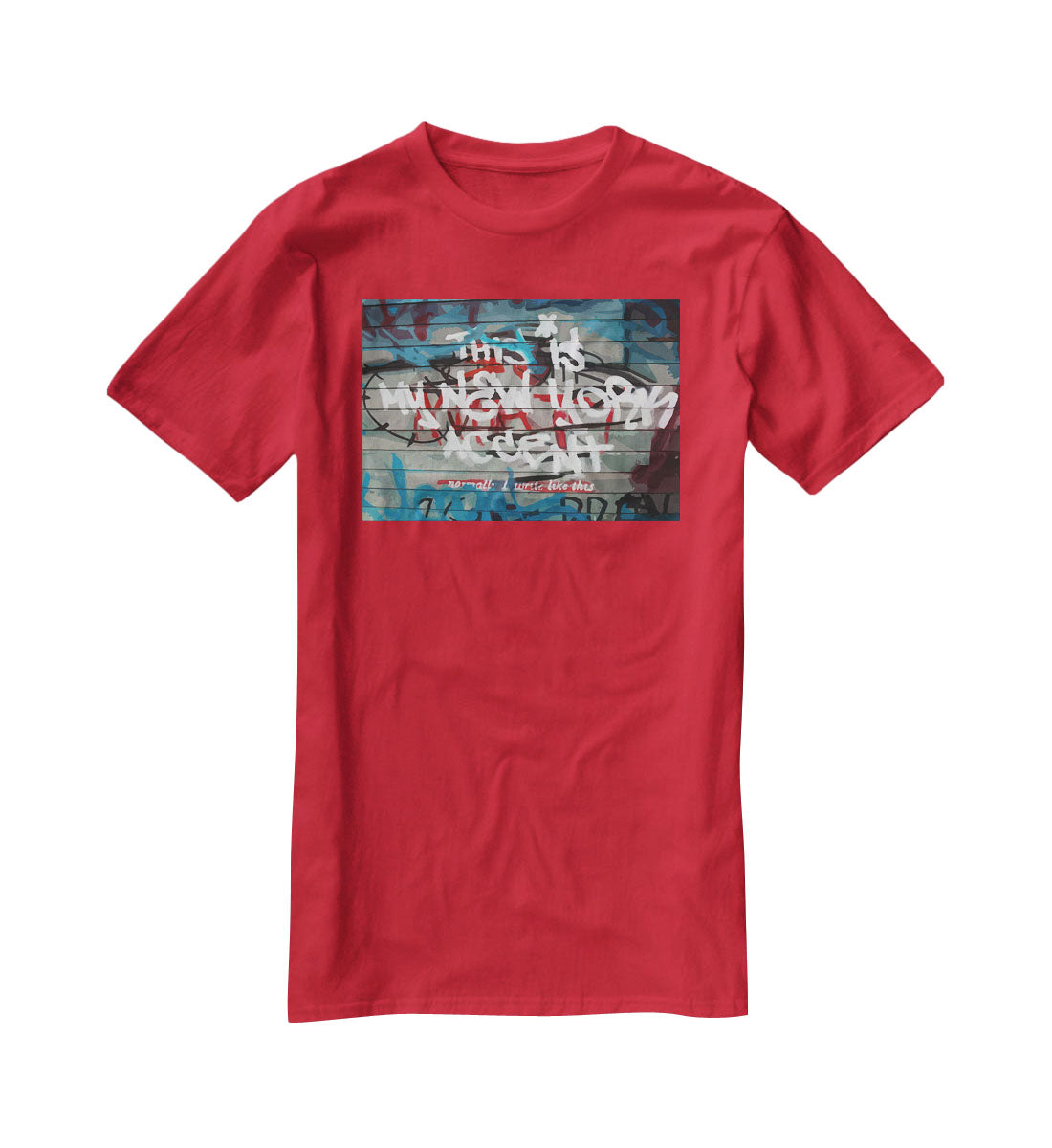Banksy New York Accent T-Shirt - Canvas Art Rocks - 4