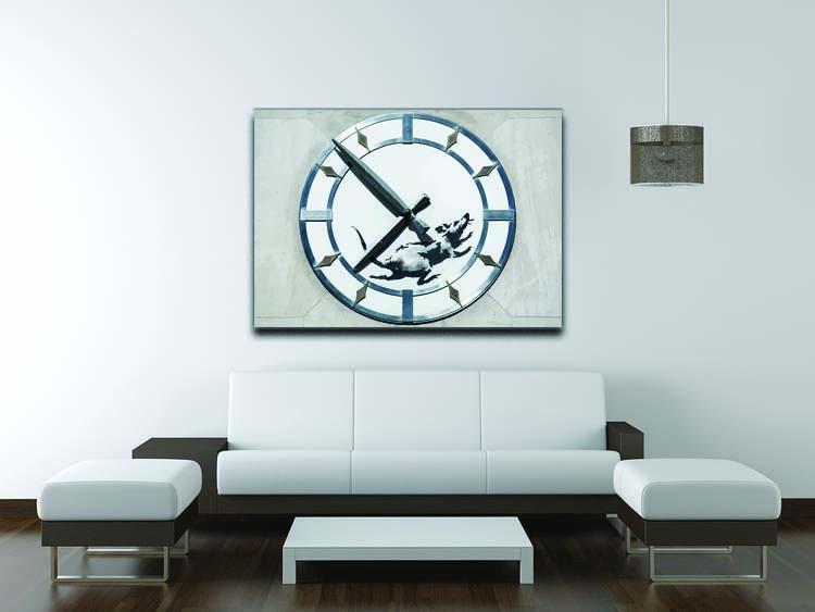 Banksy New York Clock Rat Canvas Print or Poster - Canvas Art Rocks - 4