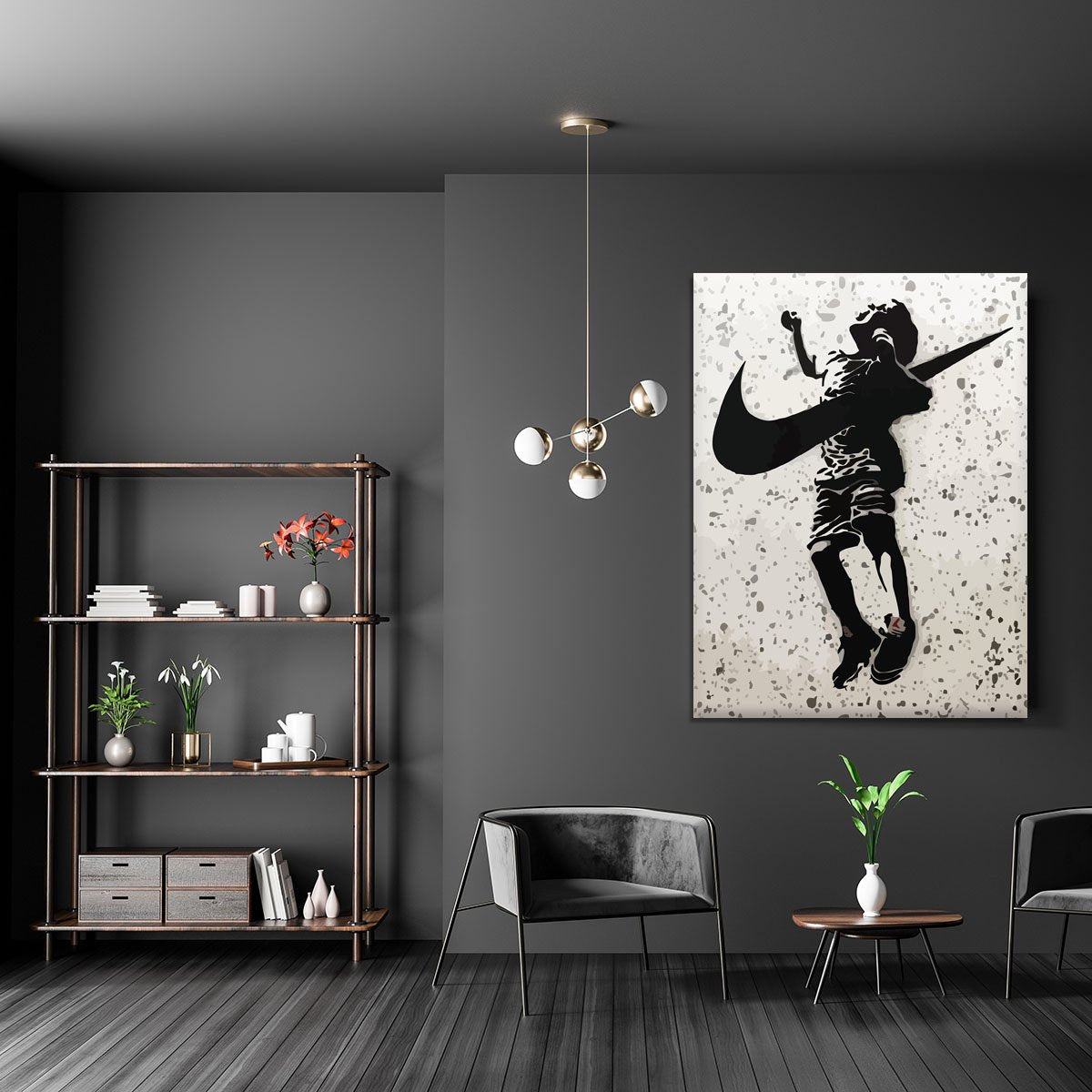 Banksy Nike Canvas Print or Poster
