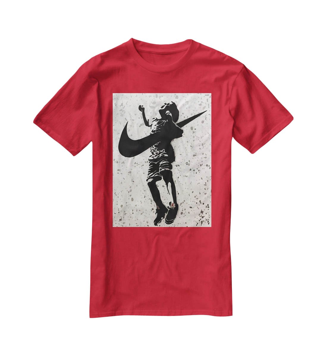 Banksy Nike T-Shirt - Canvas Art Rocks - 4