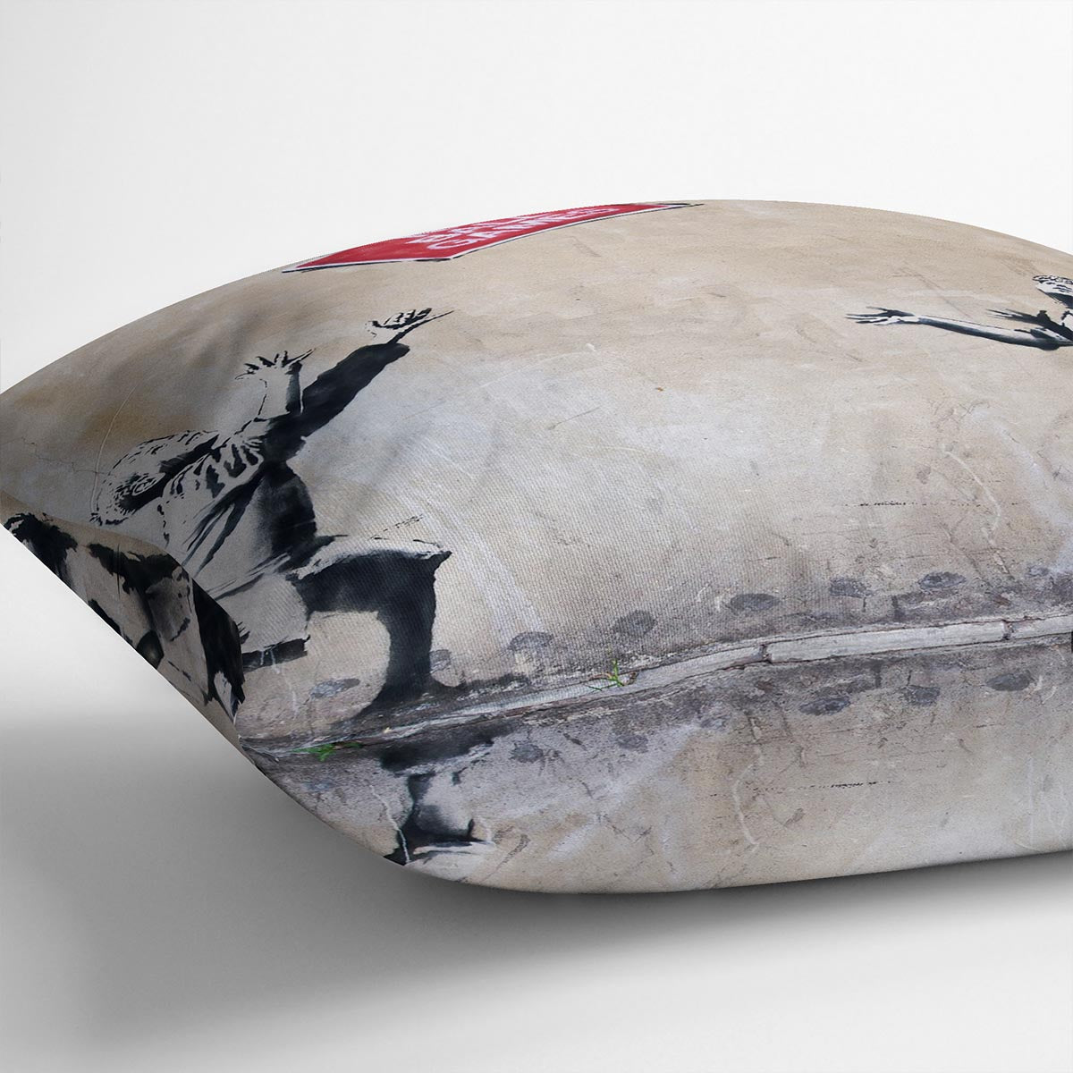 Banksy No Ball Games Cushion