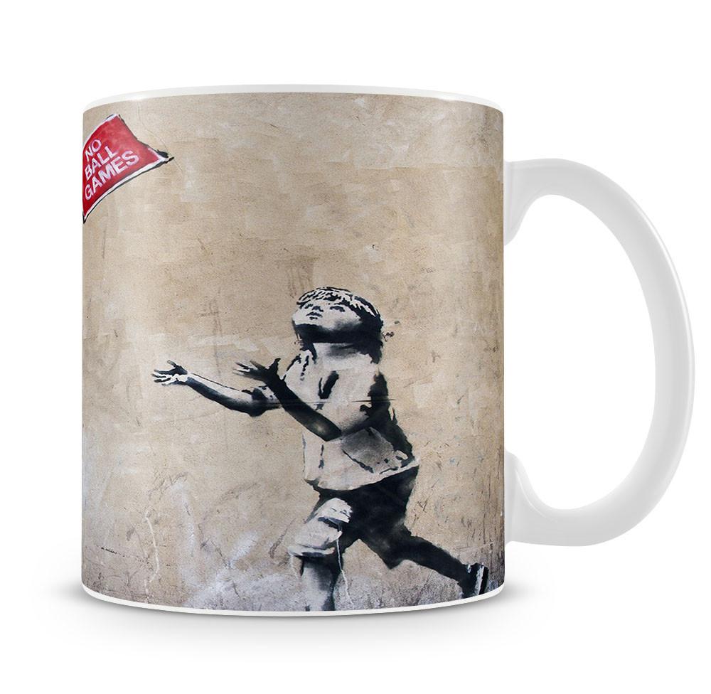 Banksy No Ball Games Mug - Canvas Art Rocks