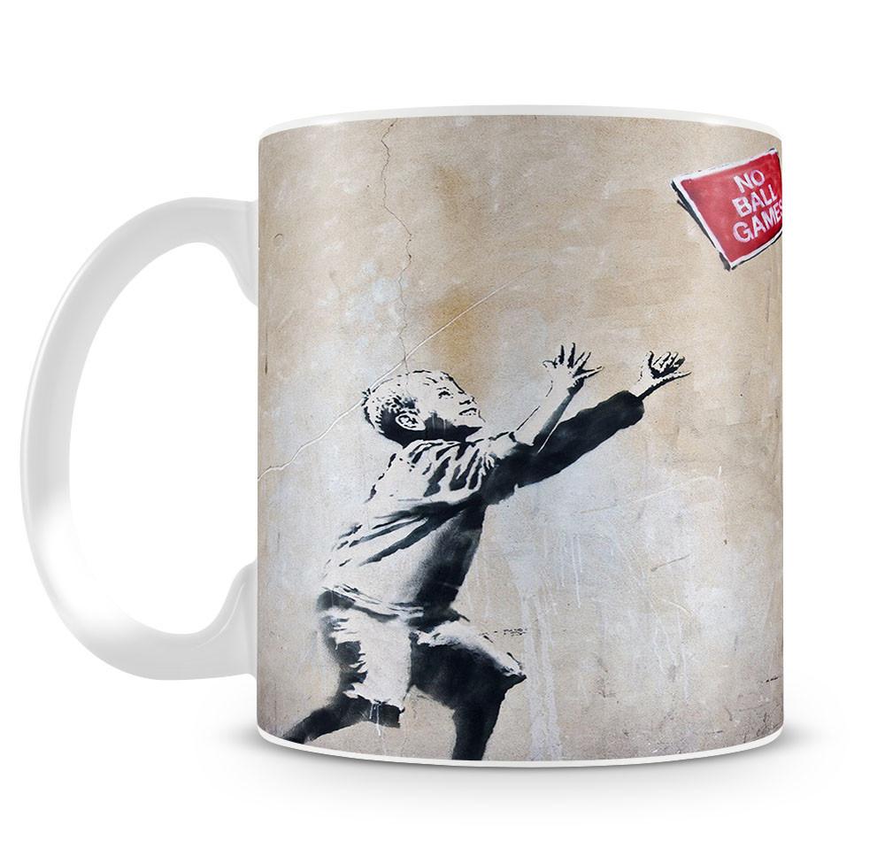 Banksy No Ball Games Mug - Canvas Art Rocks