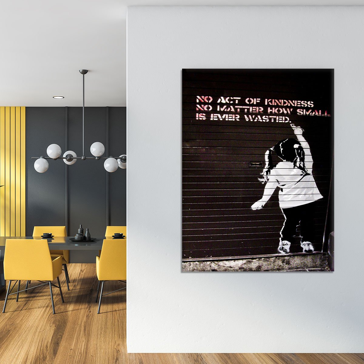 Banksy No Kindness Canvas Print or Poster