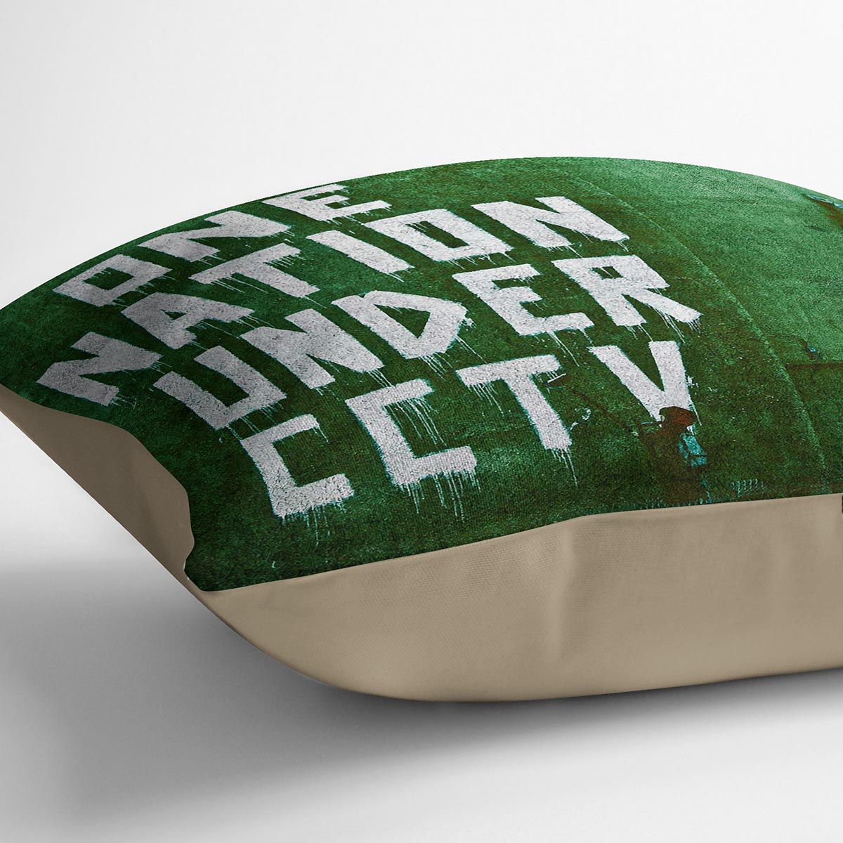 Banksy One Nation Under CCTV Cushion