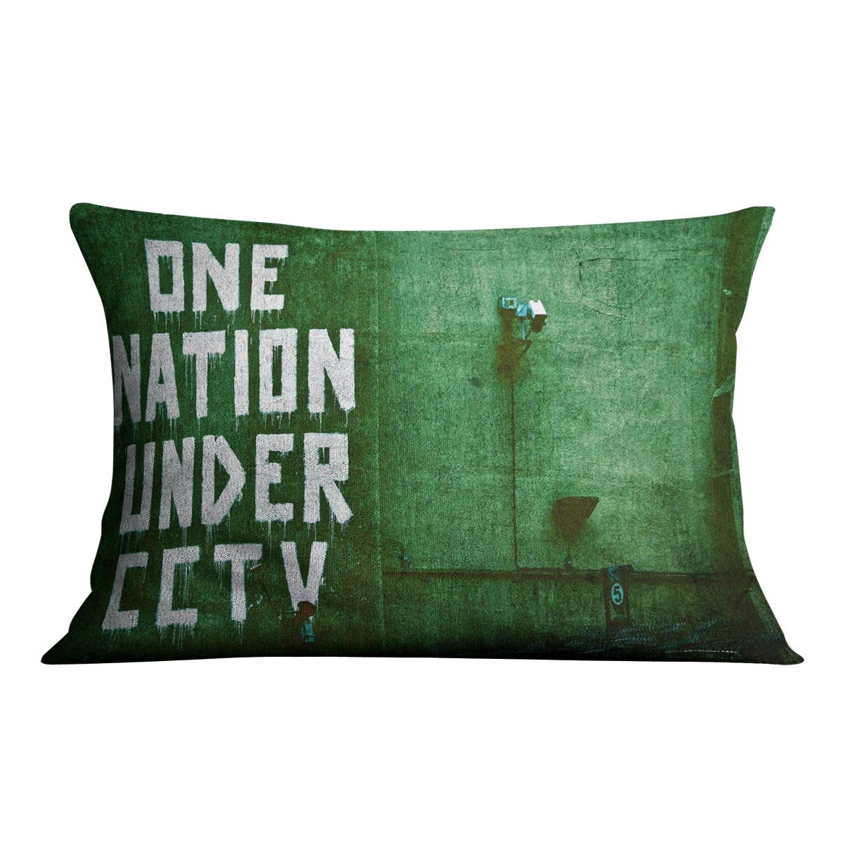 Banksy One Nation Under CCTV Cushion