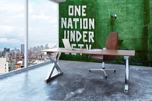 Banksy One Nation Under CCTV Wall Mural Wallpaper - Canvas Art Rocks - 3