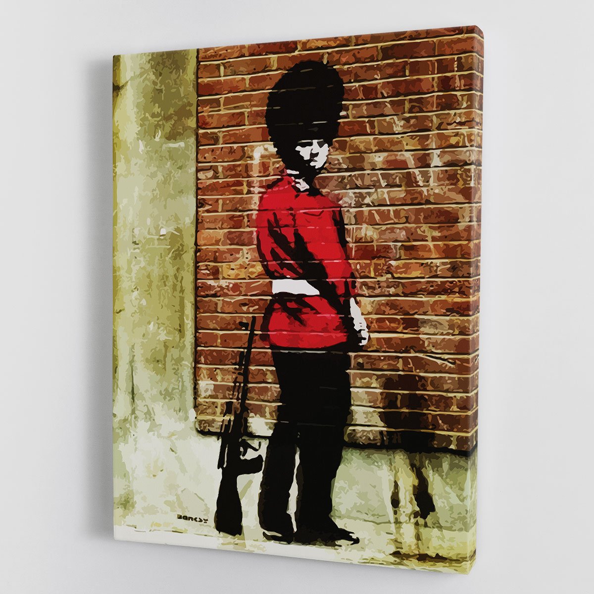 Banksy Pissing London Soldier Canvas Print or Poster