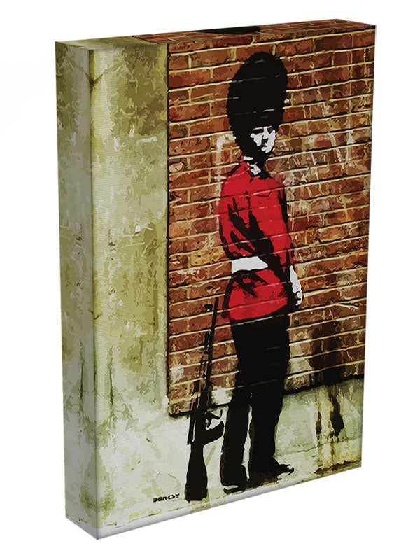 Banksy Pissing London Soldier Canvas Print or Poster - Canvas Art Rocks - 3