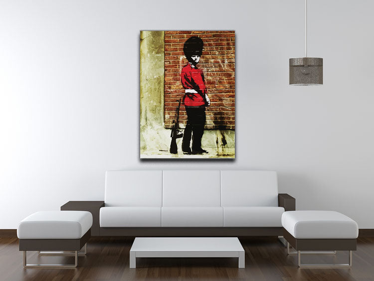 Banksy Pissing London Soldier Canvas Print or Poster - Canvas Art Rocks - 4