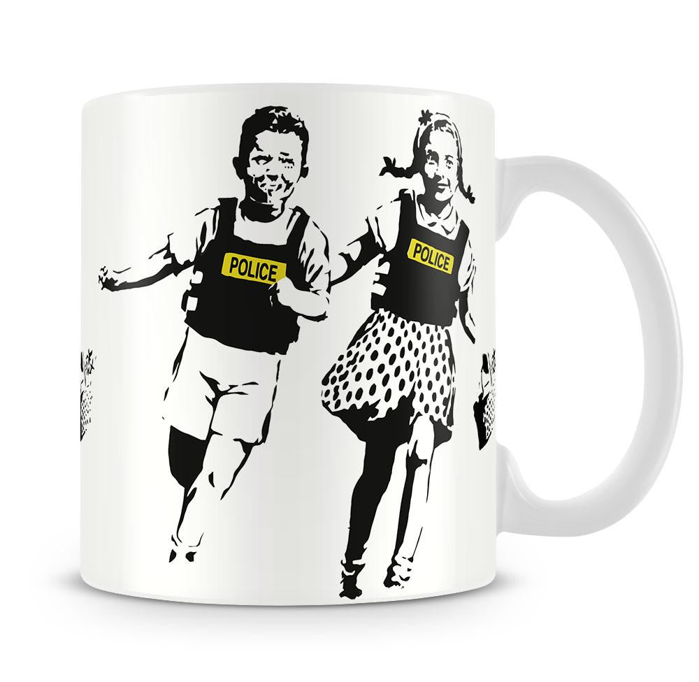 Banksy Police Kids Mug - Canvas Art Rocks